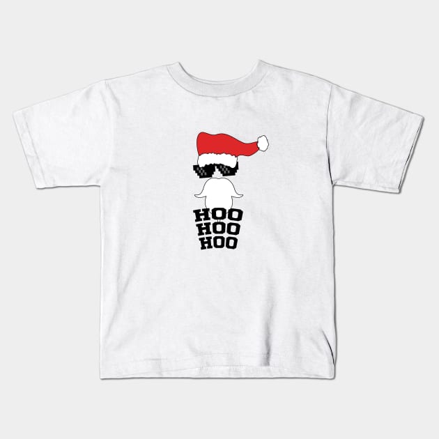 Cool Santa Kids T-Shirt by Vrbex